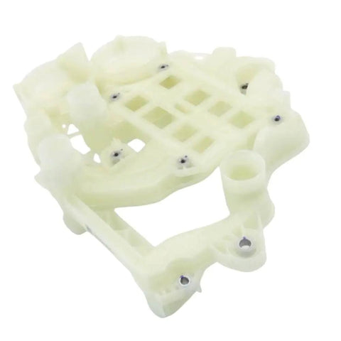 Premium Plastic Coolant Supermanifold Octovalve Direct Fit Replacement for Tesla Model Y and Model 3 Engine Cool Distribution Valve showing detailed design.