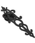 Flower style hanger bracket from Heavy Duty 6.6-Foot Sliding Barn Door Hardware Kit With Ultra Quiet, Smooth Operation, No Sweat Installation.
