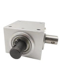 One To One Right Angle Bevel Gearbox One Point Five Module Twenty Teeth Ninety Degree Drive For DIY Projects With Fifteen Millimeter Shaft L Shaped Gearbox High Torque And Thirty Kilograms Load Capacity