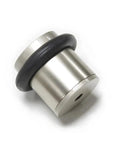 Door Stop Catch Rubber Stopper Zinc Alloy Floor Mounted Holder Protector 41mm Diameter Satin Nickel Finish Stops Door Slams