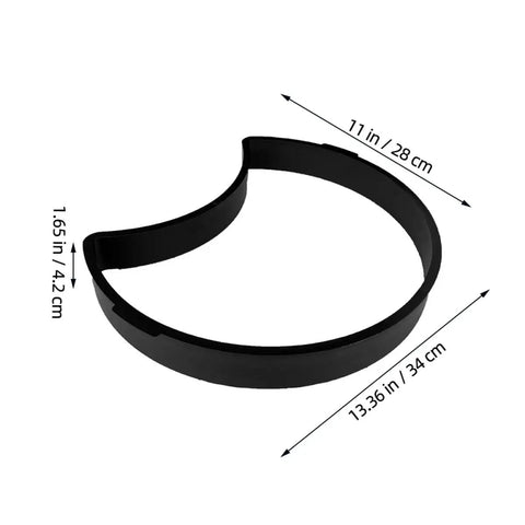 Crescent Shape Concrete Stepping Stone Mold For Garden Pathways And Patio DIY Paver Making Reusable ABS Plastic Cement Floor Mold