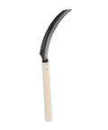 Serrated Garden Sickle With Wooden Handle For Easy Weeding And Harvesting In Small Gardens, Lightweight Ergonomic Go-To Tool, Sharp Steel Blade