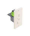 In Wall LED Driver And Dimmer Combo 24V DC 60W With 120V AC Input Smooth Dimming From Full Bright To Low Power Failure Memory Easy Install