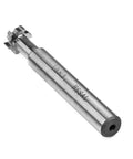 10mm diameter, 6-flute HSS T-slot end mill cutter with 3mm slot depth, 6mm shank, 65mm overall length