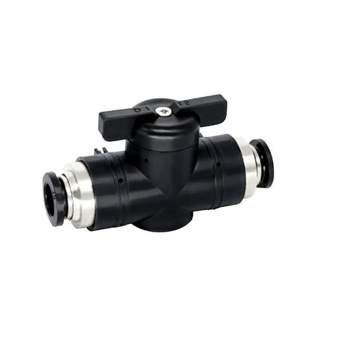 Hella Reliable Quick Snap Push To Connect Pneumatic Ball Valve Delivering Super Smooth Airflow Regulation Alongside Straight Union Fittings For Quarter Inch Tubes Dope 3 Piece Kit