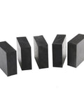 4 Pack Black Rubber Sheets Damping Gasket Pads With 2 Millimeter 3 Millimeter 4 Millimeter 5 Millimeter 6 Millimeter 8 Millimeter 10 Millimeter Thickness