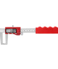 0-150mm Brake Disc Rotor-Caliper Stainless Measuring Instrument with red handle and digital display for precise vehicle measurements.