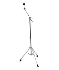 Heavy Duty Adjustable Drum Cymbal Stand With Foldable Iron Base For Gig Ready Setup Rock Solid Grip For Working Players Dropping Beats Or Killing Live Shows Anywhere Without Dealing With Flimsy Gear, chrome finish, tripod design.