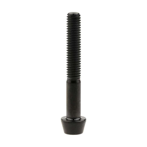 Titanium M5x35mm DIN 912 Bolts 6Al4V Grade 5 Black Tapered Head 8.5x5mm 0.8mm Pitch 5mm Diameter, side view
