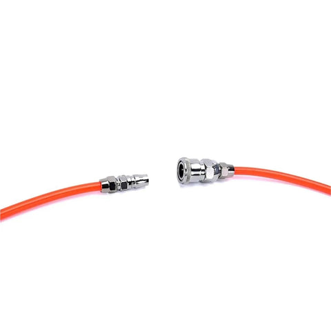 High Pressure Flexible Air Hose Compressor Straight Tube Pipe 8mm By 5mm Black 15 Meters Tough As Nails Design fittings on orange hose