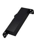 Killer Heavy Duty Pivot Hinges Featuring Hydraulic Buffer Action For Hella Smooth Silent Swinging Hidden Wood Door Hardware With Clean Black Finish side view angle.