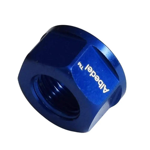 Blue 2 Pack M10 Bike Wheel Hub Axle Nuts 7075 Aluminum Chromed Skewer Bolts For Road And MTB Replacement