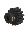 Hardened Steel 14 Tooth Pinion Gear 32 Pitch Fits 3mm Shaft Heavy Duty RC Car Upgrade With Set Screw