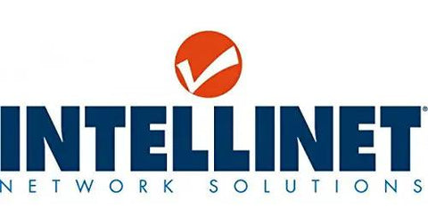 Logo of INTELLINET Network Solutions featuring orange checkmark and blue text