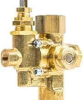 Gas Air Compressor Unloader Valve With Pilot Check Valve Combo For Outdoor Use, brass construction with half inch NPT