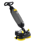 Professional Compact Battery Powered Walk Behind Floor Scrubber Machine With Built In Squeegee for small areas.
