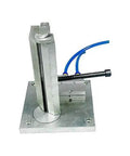 Pneumatic Dual Axis Letter Bender For LED Signs, 150mm Metal Sheet Bending Machine in Aluminum and Stainless Steel, close-up view