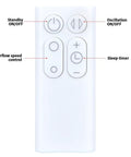 Replacement Remote for Dyson Fan AM06 AM07 AM08 Silver Finish Works with Your Dyson Model 965824-01 965824-02 No Battery Included
