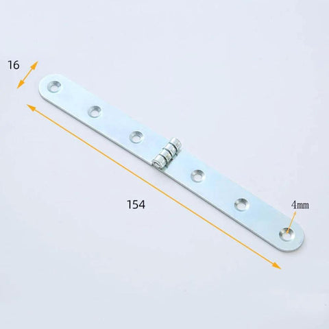 Heavy Duty 270 Degree Marine Strap Hinges Set Lokatall 10Pcs for Cabinets Tables Boxes Doors and DIY Projects 155x16mm Silver