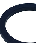 Close-up of black Head Gasket For Espresso Machines 72mm Outer Diameter 58mm Inner Diameter 7mm Thick Food Grade Silicone Seal