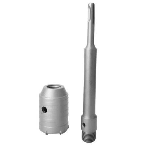 Heavy Duty SDS Shank Concrete Drill Bit With 200mm Rod And Carbide Tip For Wall Hole Cutting Stone Dust Removal Fast Work Great Deal Worth Every Buck, SDS bit and rod
