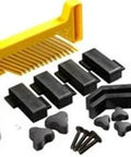 Switchable 30mm Magnetic Table Featherboard Vertical Attachment for woodworking, shown with components for table saw setup.
