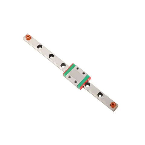 High Precision Miniature Linear Guide Rail Kit With 9mm Width Slide Block And Pre Drilled Support Rails For Smooth Low Friction Motion Control Up To 260mm Length Easy Install Setup No Maintenance Required Perfect For DIY Projects, miniature rail with slide block