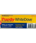 3/8 Inch Nap 7 Inch White Dove Roller Cover Case Of 24 High Density Woven Dralon Blend Delivers A Top Shelf Lint Free Paint And Stain Coating Applies Like Butter, wrapped in packaging.