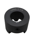 Beefy 1-1/8 Inch Bore L-Jaw Coupling Half Flexible L-095 Interchangeable With Standard L-Jaw Couplers 1/4 Inch Keyway Shaft Coupler