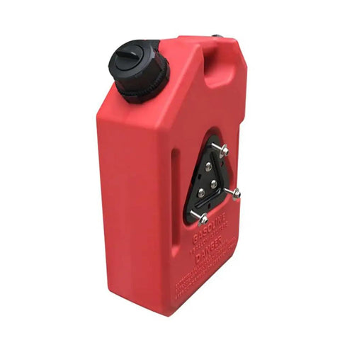 Spare Tire Mount Water Storage Tank Portable For All Vehicles 1 Gal Rugged PE Plastic UV Proof And Impact Resistant Side View