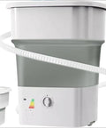 Portable Fifty Two Liter Mini Washer Folds Flat For Easy Peasy Laundry Delicates And Baby Gear A Truly Hella Compact Space Saver ideal for small spaces.