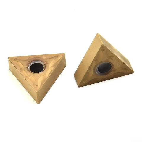 10 Pack Carbide TNMG 160404 Inserts For Lathe Turning Steel And Cast Iron Triangular Metal Cutting Tools 16 By 5mm Durable
