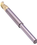 End mill, solid carbide, ZRN-coated, 5/16 in dia, 3-flute, 37° helix, 1/4 in reduced shank, 1/2 in length of cut, 3-3/4 in overall length