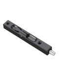 Concealed Sliding Bolt Lock For French, Composite, Wooden And Double Doors, 6 Inch Hidden Door Protector Bolt in silver finish