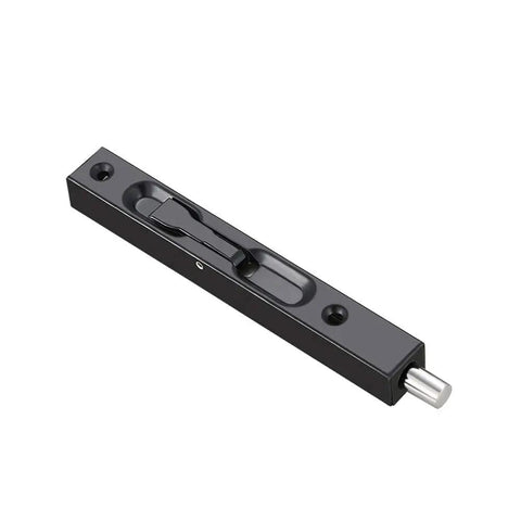 Concealed Sliding Bolt Lock For French, Composite, Wooden And Double Doors, 6 Inch Hidden Door Protector Bolt in silver finish