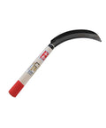 Left Handed Saw Scythe For Weeding And Rice Cutting All Steel Blade 6.3 Inch Length Durable Garden Tool with red handle and curved blade