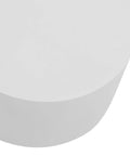 Heavy Duty 220 LB Capacity 20 Inch Round Mannequin Display Pedestal Stand In White For Retail Store Visual Merchandising And Shop Window Presentation Of Apparel Or Accessories With Iron Base - Top view.
