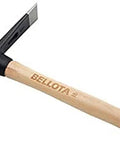 Gravel Pickaxe With Beech Wood Handle 520g Forged Steel Head Ergonomic Oval Grip For Reduced Twist Heavy Duty Hammer Style Axe
