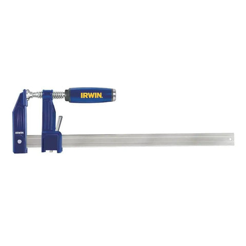 Six Inch Quick Grip Bar Clamp With Soft Grip Handle For Easy One Handed Clamping And High Holding Power Grippy I Beam Bar For Stability For Woodworking DIY Projects And Craft Pros, blue I-beam bar clamp