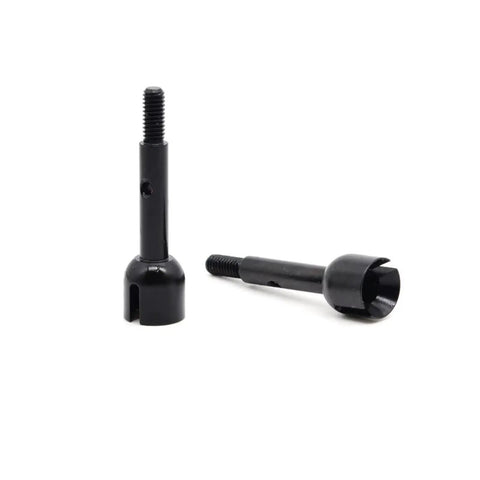 Alloy Metal Rear Wheel Axle Cups 7505 Set For 1 Tenth Scale RC Cars Upgrade Parts And Spare Replacement Accessories Compatible With DBX-10 Racing Buggy Durable Heavy Duty Hubs 2Pcs, shown from various angles.