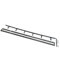 Heavy Duty Floating Mantel Brackets With Keyhole Mounting System And Drill Guide Jig showing drill guide template and screws.