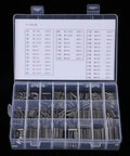 Pro Grade Stainless Steel Roll Pin Kit, 280 Pieces, M1.5 to M8 Slotted Spring Pins in Durable Box for Automotive Repairs