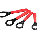 Heavy Duty ER Collet Wrench For ER16 ER20 ER25 ER32 ER40 CNC Spanner Tool And Machine Tool Spanner Holder Wrench Key in red handles