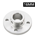 Two 16mm Aluminum Flange Coupling Connectors For RC Models Rigid Shaft Coupler Accessory For DIY Motors Lightweight Alloy With Anodized Finish