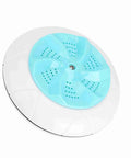 Portable Mini Washing Machine Turbo Wash Usb Powered Travel Laundry Compact Cleaner Gentle Fabric Care Dual Turbine Tech Lightweight On The Go, blue spinning drum top view.