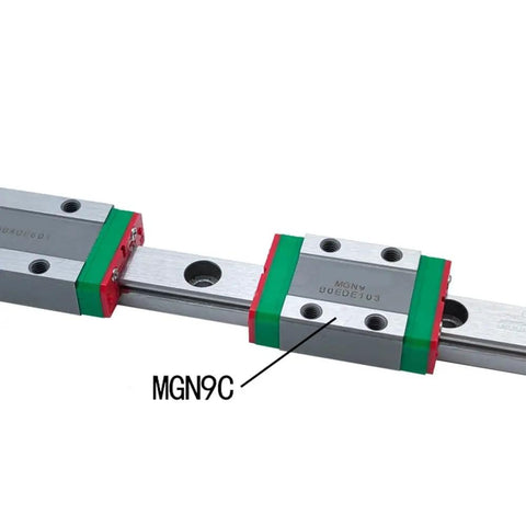 MGN9C Miniature Linear Guide Rail And Slider Kit For 3D Printers And CNC Machines Available In 40 To 550Mm Lengths