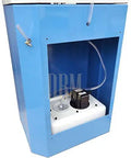 Interior view of 13 Inch 3 Phase Cold Saw Metal Cutter with Heavy Duty Stand and Swivel Vise for Ferrous Materials, 1.5 HP motor.