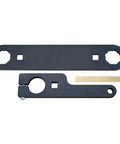 Savage Barrel Nut Wrench Dual End Tool For Early And Late Model Savage Rifles 110 And 10 Series Safe Barrel Removal, Installation And Maintenance In A 15 Inch Length, featuring dual-ended tool components.