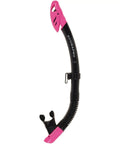 Spectra Dry Snorkel With Purge Valve And Quick Connect Clip, Flexible Corrugated Lower Tube For Easy Breathing Regulator Style Mouthpiece
