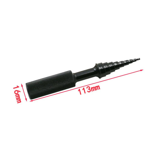Beefy Bearing Installer Removal Tool Set For RC Cars And DIY Projects With Drill Puncher And Reamer Included, lightweight black handle